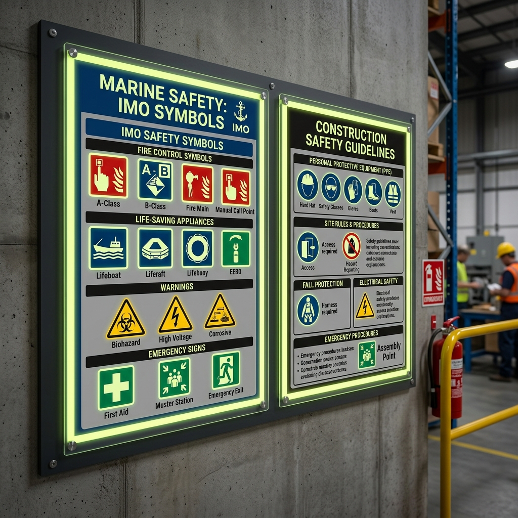 Marine and Industrial Safety Posters